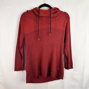 Smartwool drawstring 3/4 sleeve pullover hoodie sweater merino wool fall winter